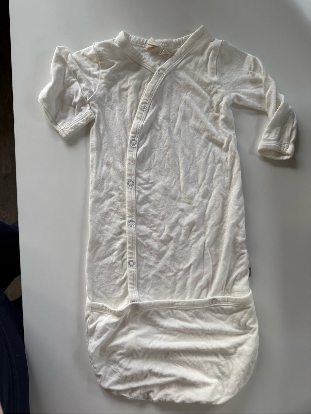 Kyte baby White Baby Gown bundler